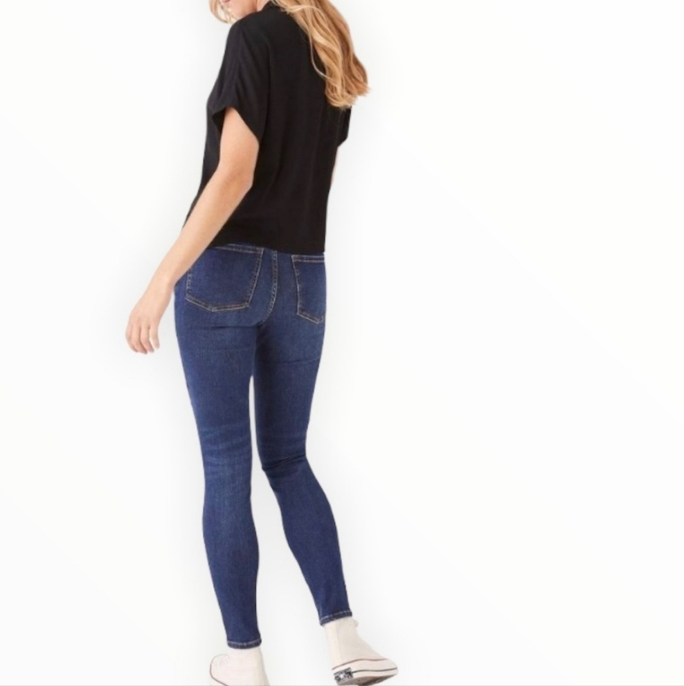 🌈Frank and Oak Debbie Skinny Jeans in Medium/Dark Wash - Picture 1 of 16